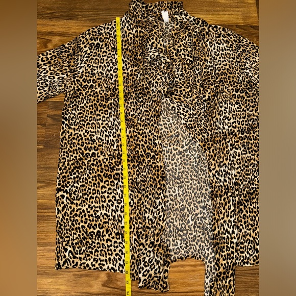 Forever 21 Plus Size Leopard Print Kimono 2XL NWOT - Picture 12 of 13
